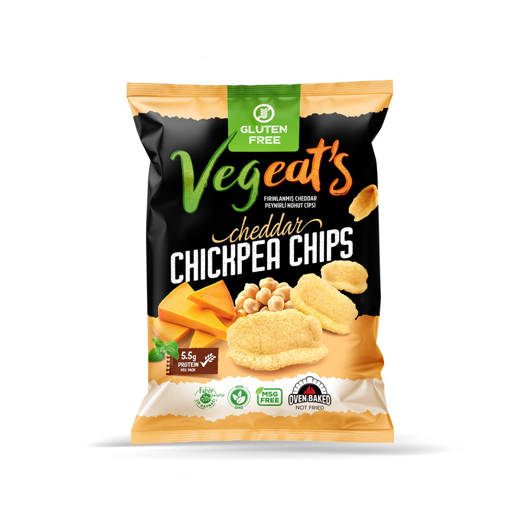 Chickpea Protein Chips – Cheddar (50g)