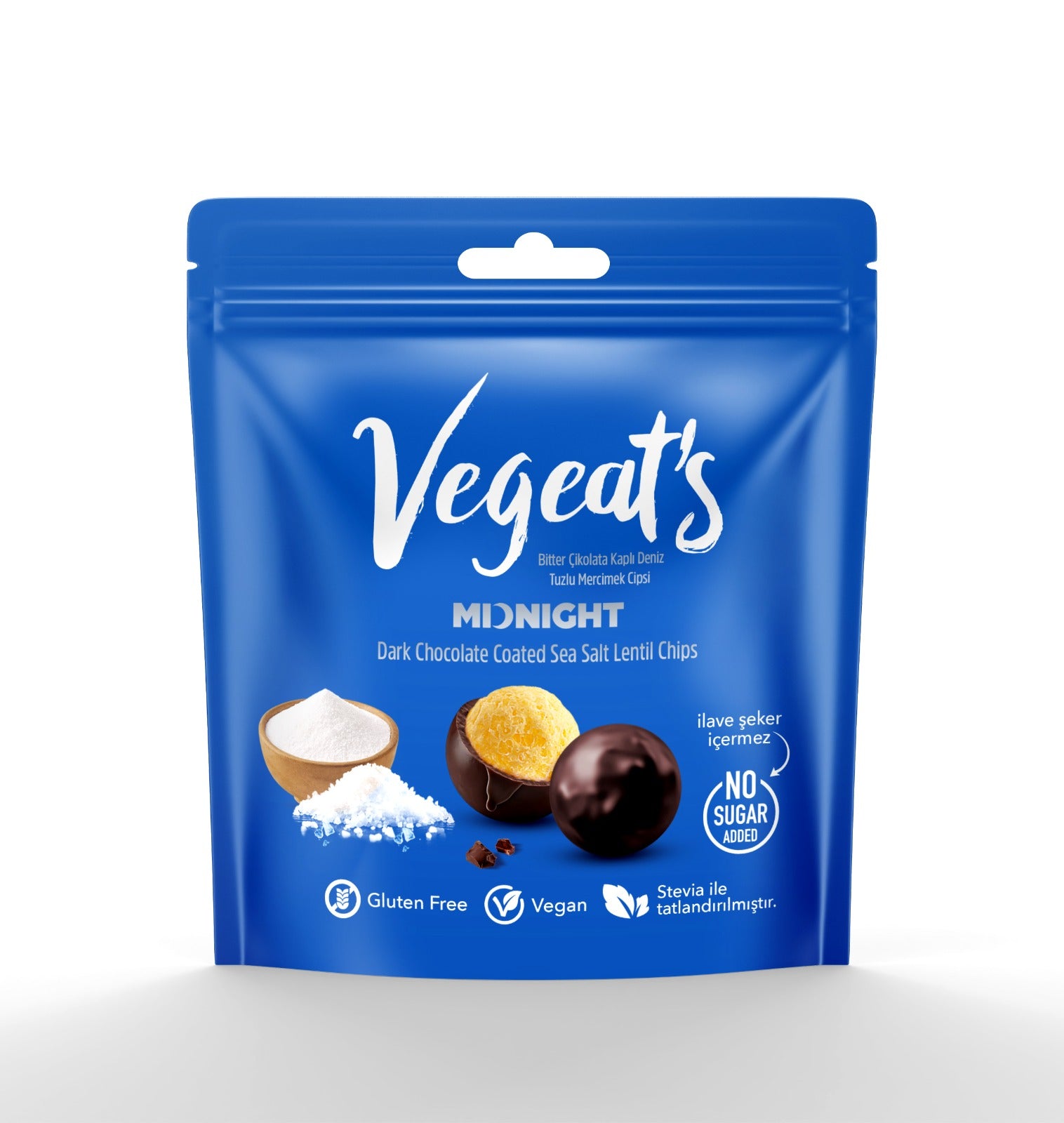 Dark Chocolate Sea Salt Lentil Chips