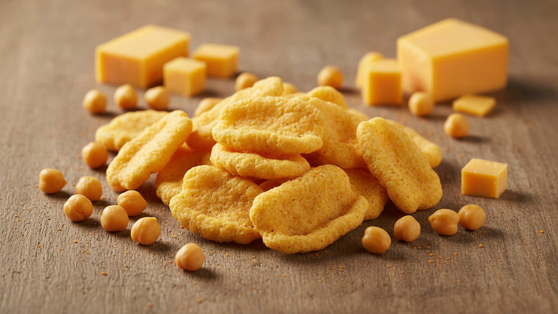 Chickpea Protein Chips – Cheddar (50g)